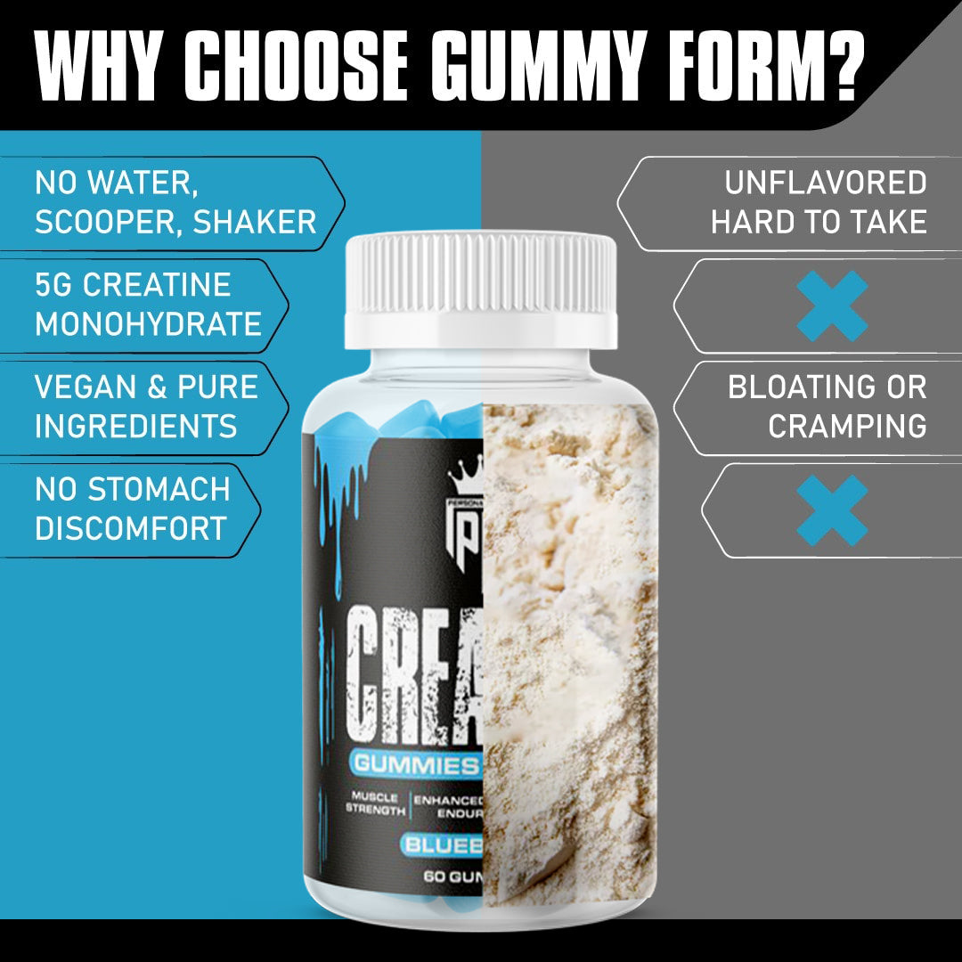 Creatine monohydrate gummies 5000mg by Personal Best