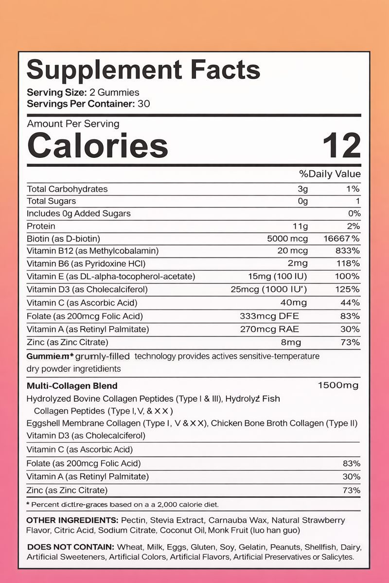 Hydrolysed Collagen Gummies